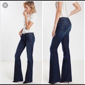 Dark Wash Mother Flare Jean